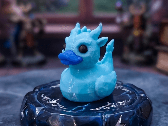 Glass Crystal Dragon Duck, Draco, Cruise Jeep Dyck