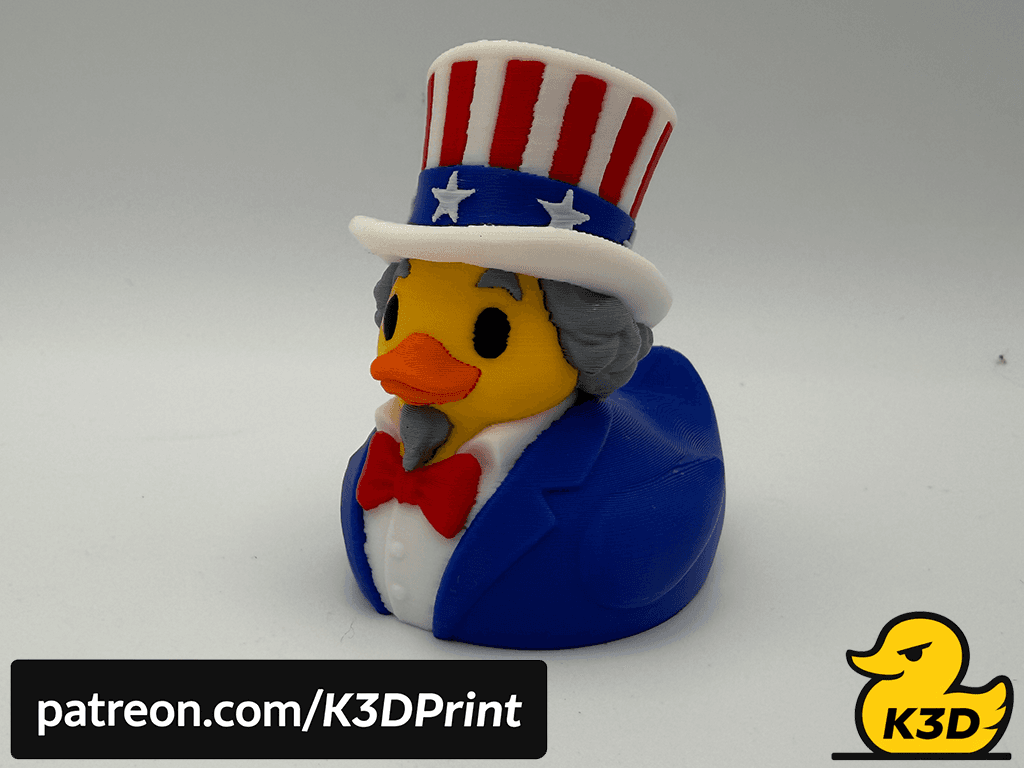 Uncle Sam 4th of July Jeep/Cruise Duck