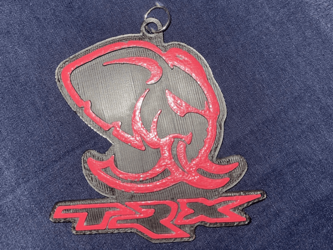 Dodge Hellephant TRX Logo Keychain