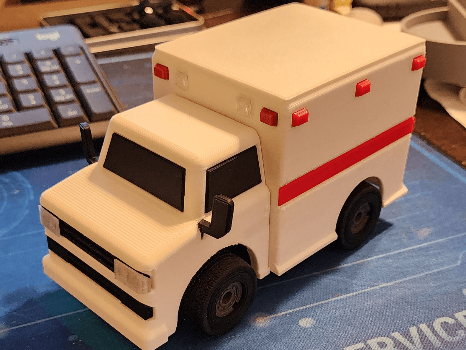 CyberBrick Truck Ambulance Mod