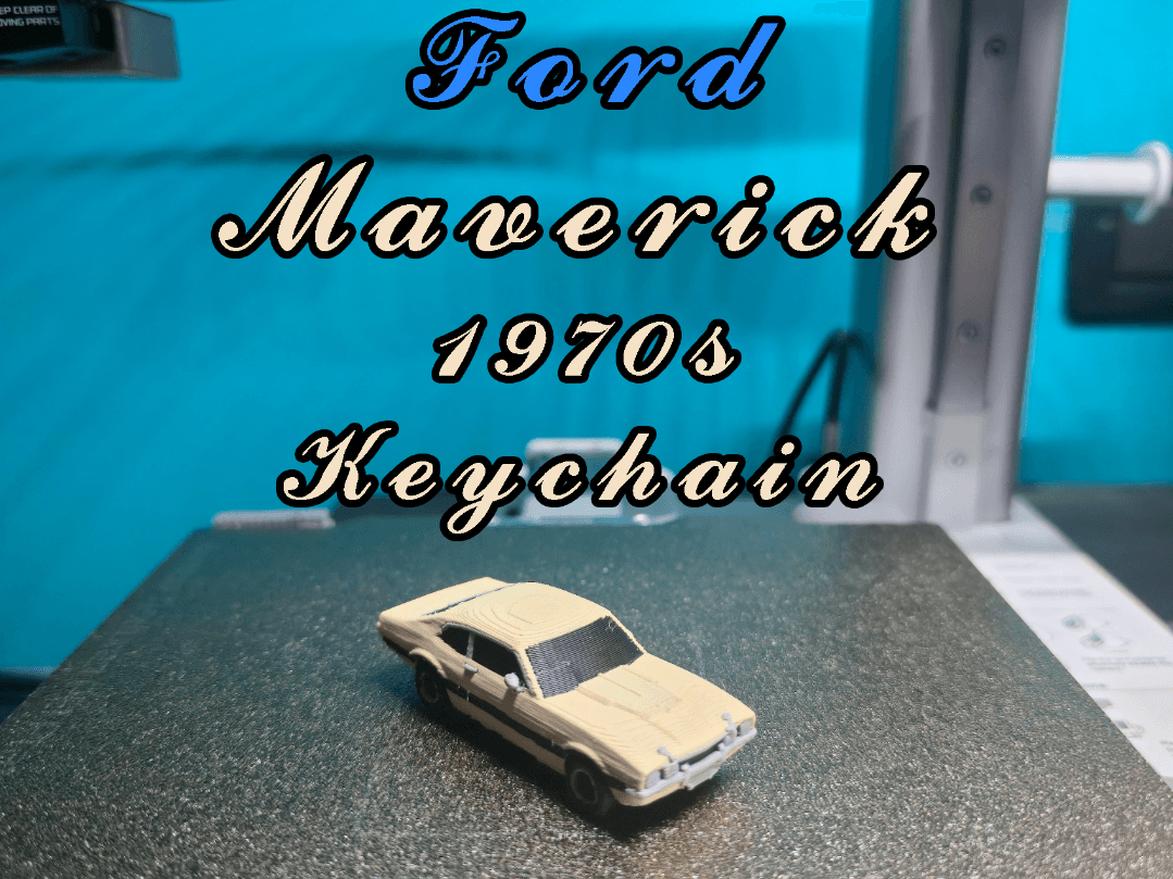 Ford Maverick 1970s Keychain (PIP WW)