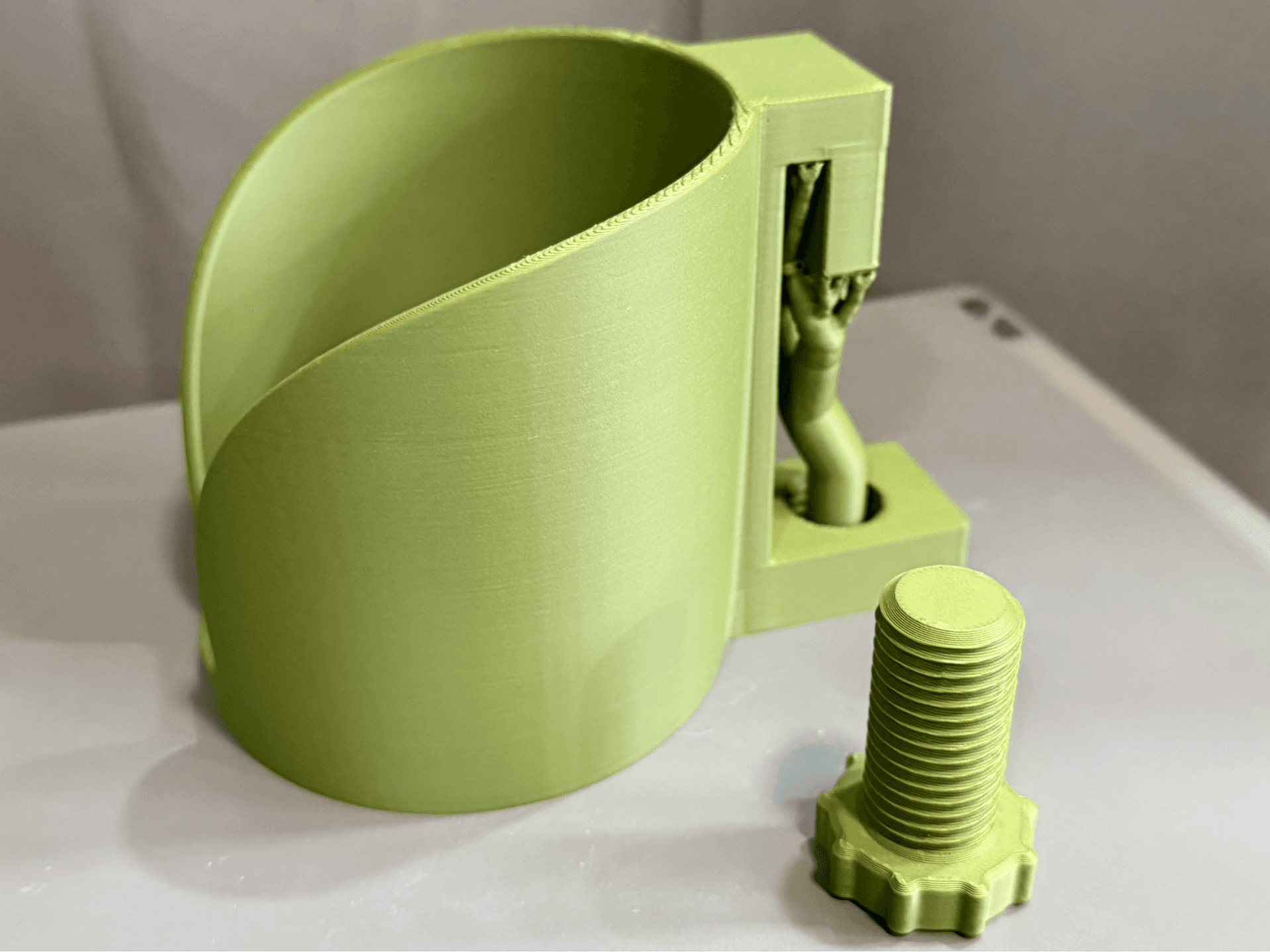 Cup Holder w/ Hook & Securing Screw