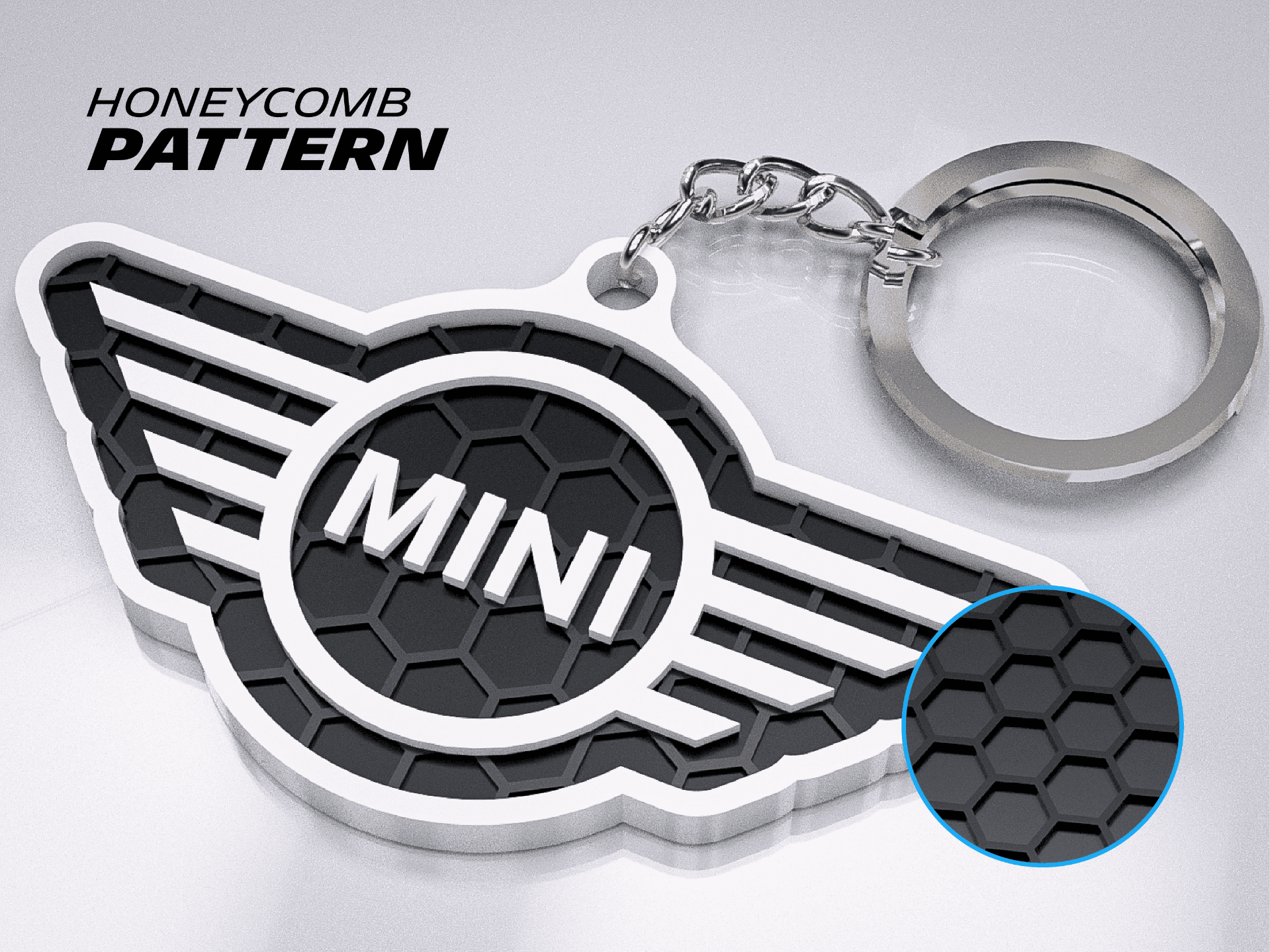 Mini Cooper Keychain