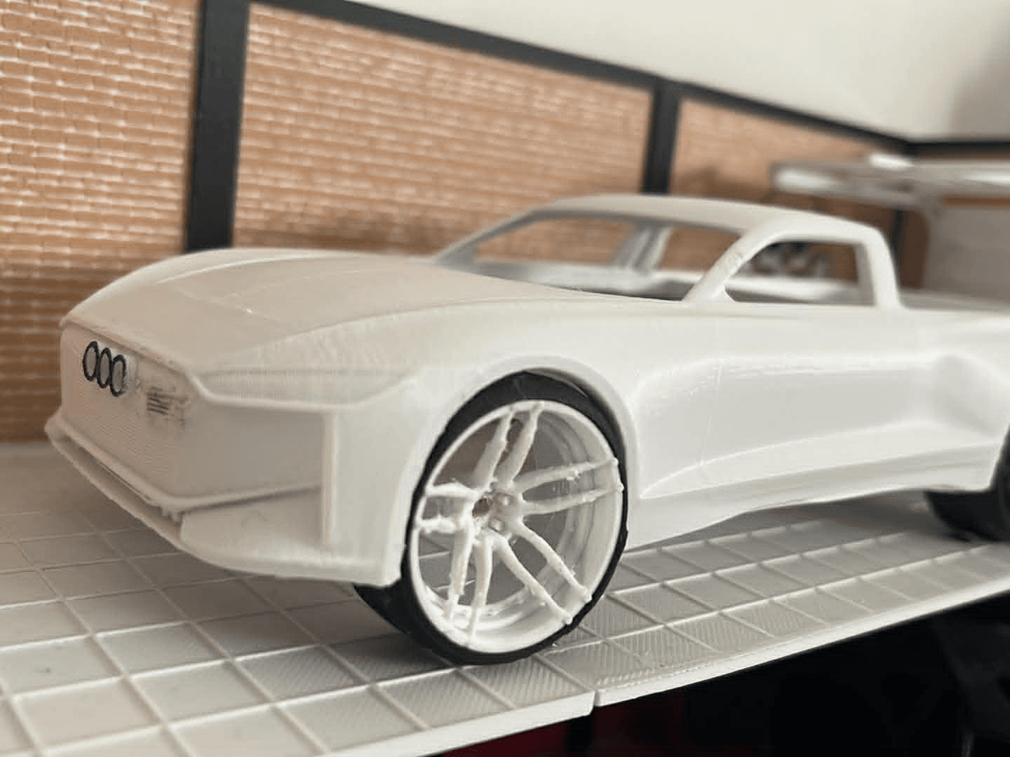 Triaudi  truck plus audi= Triaudi  rc shell