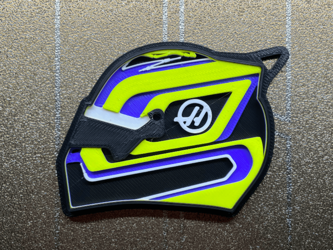Ollie Bearman 2025 Helmet Keychain