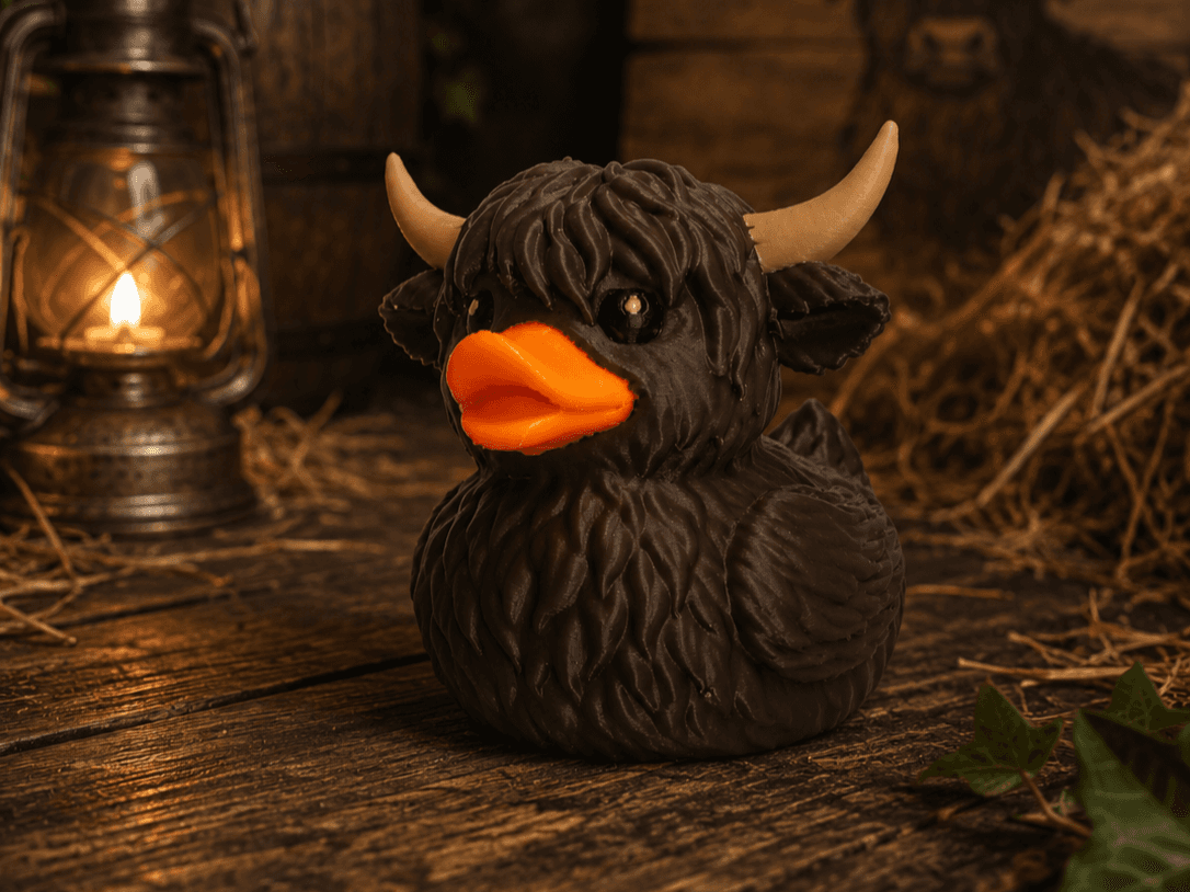 TrailQuackers Cute Highland Cow Duck!