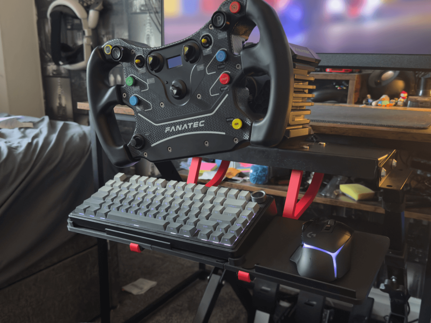 Sim Racing Keyboard & Mouse Tray GT Omega Pro 