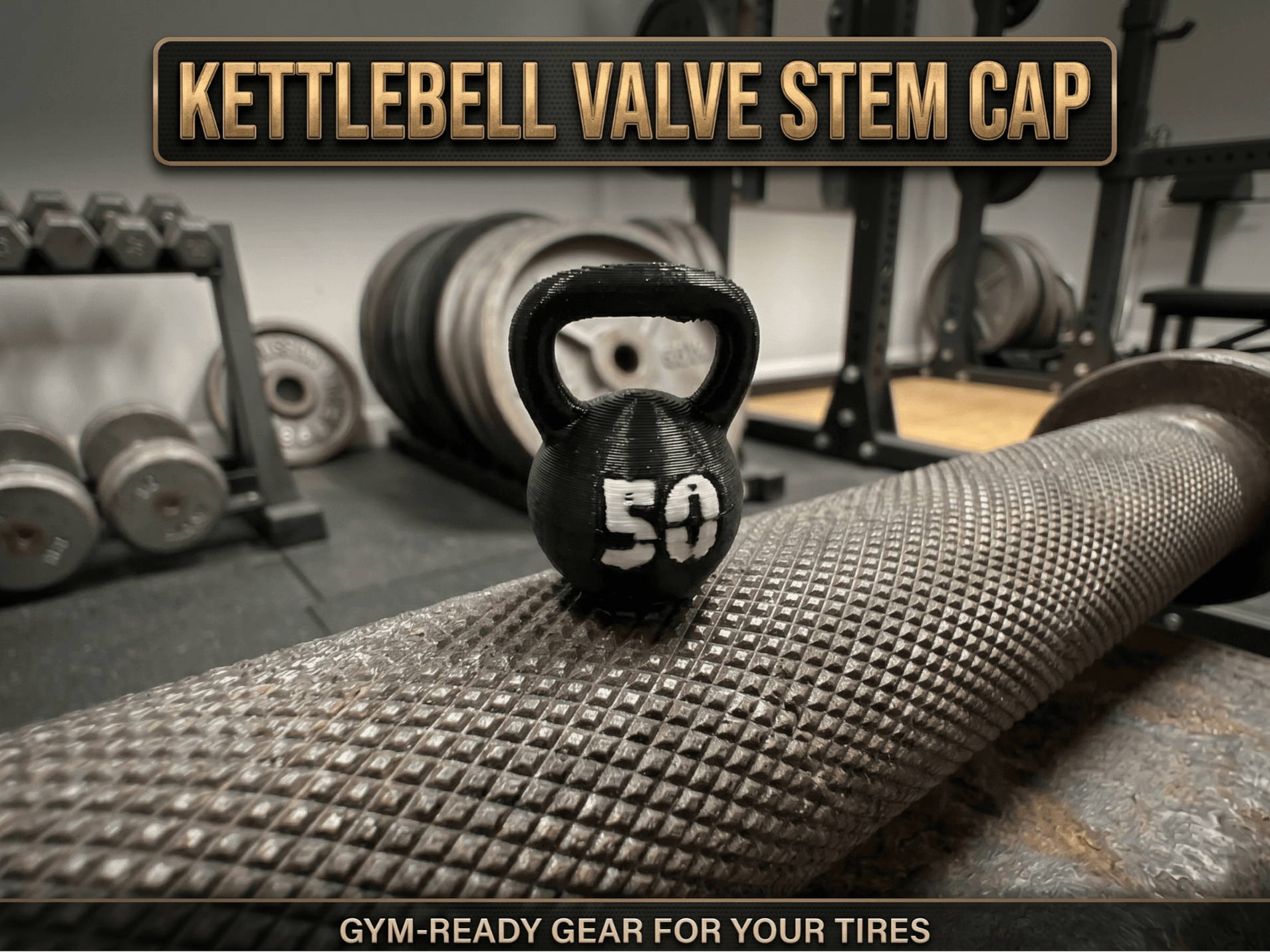 Kettlebell Valve Stem Cap
