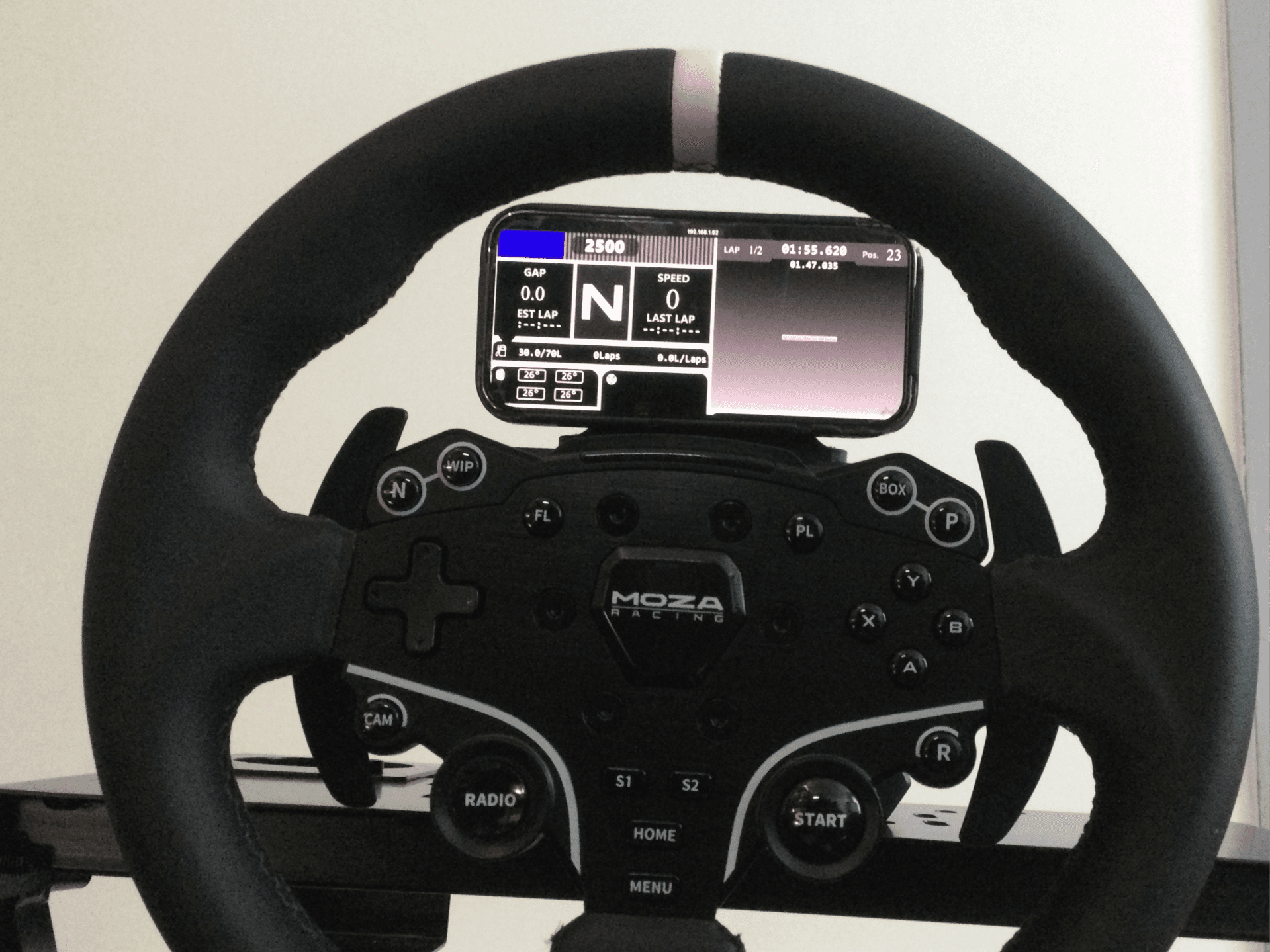 Moza MagSafe 25W Phone Mount SimHub iPhone 