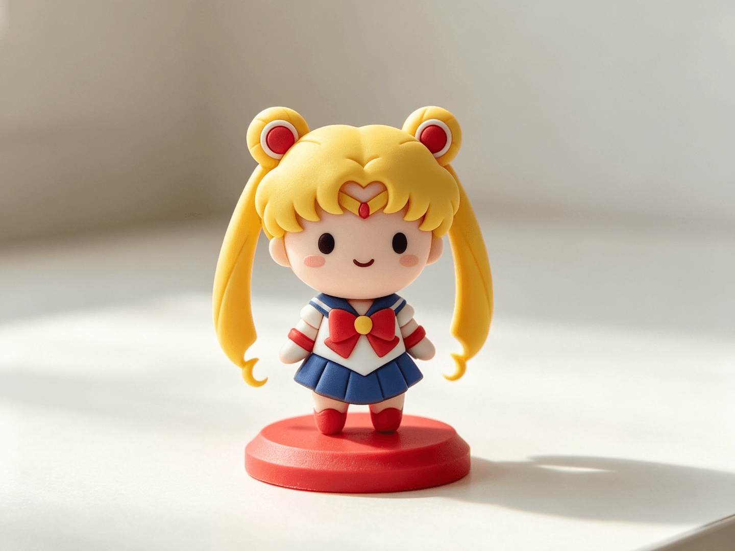 美少女战士-卡通公仔手办摆件-儿童过家家涂色玩具