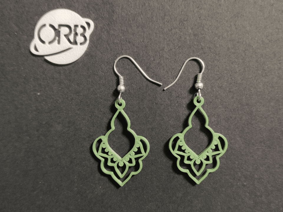 Sacred Lotus Filigree Earrings