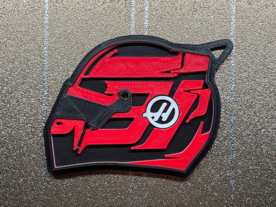Esteban Ocon 2025 Helmet Keychain