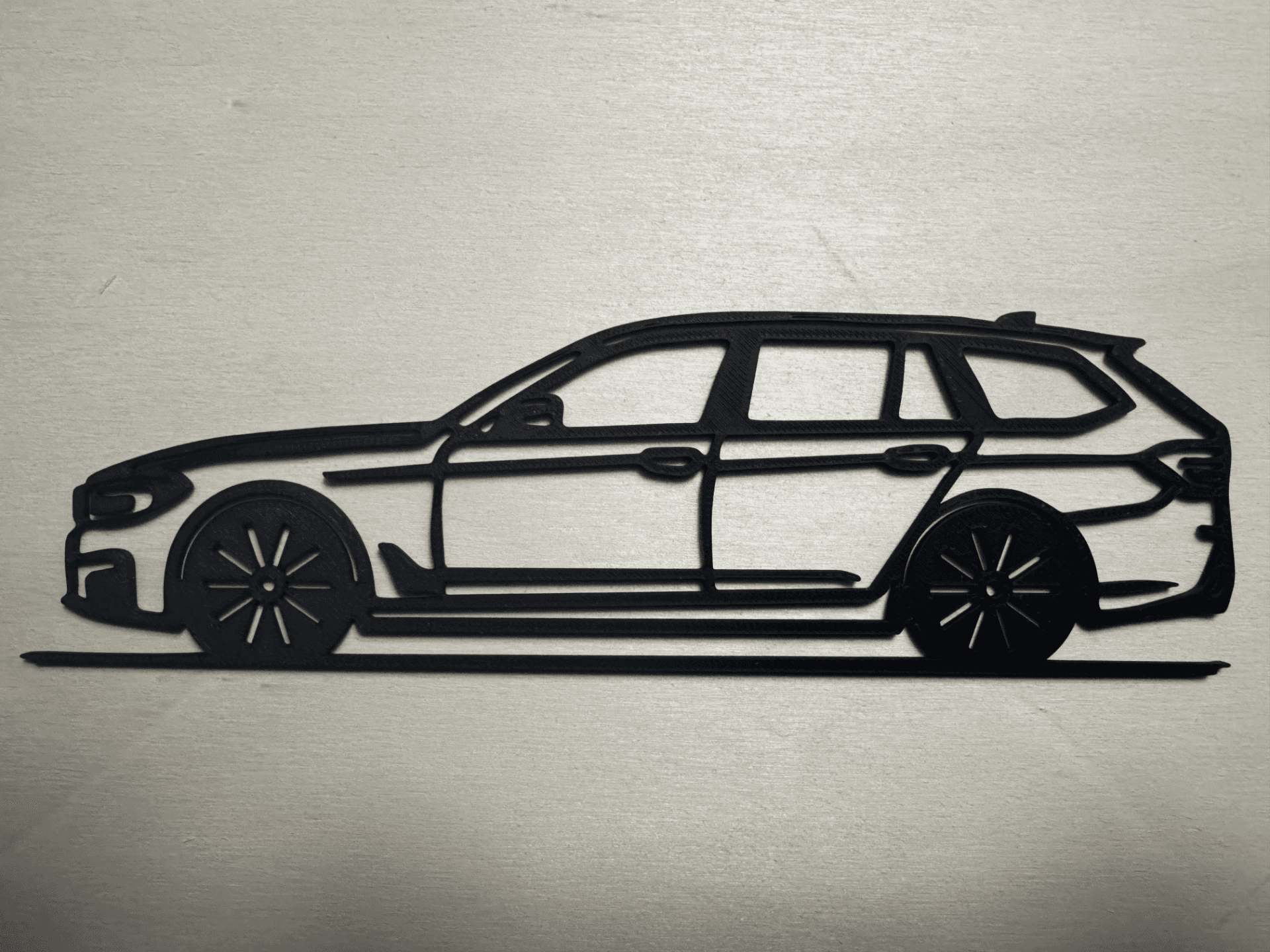 BMW 5 Series G31 Touring Inspired Minimal Wall Art