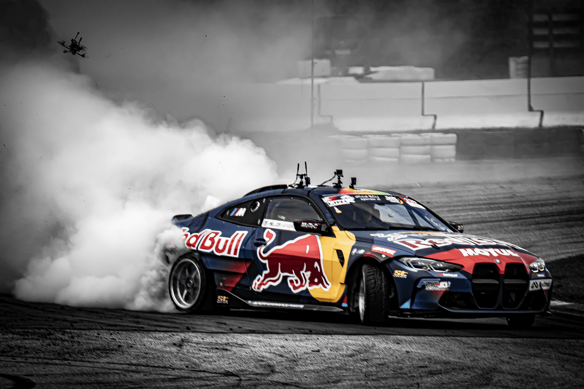 Lithophane Red Bull Drift Car