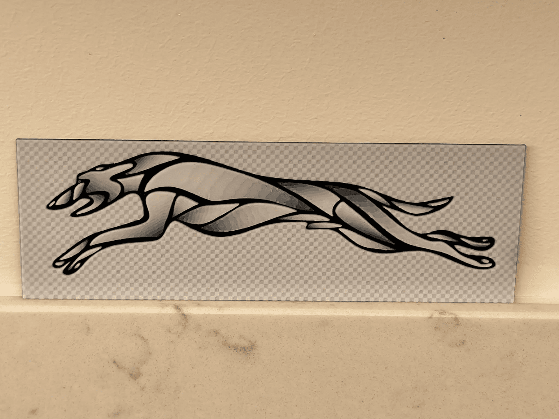 Whippet / Greyhound racing art (Chroma Canvas)