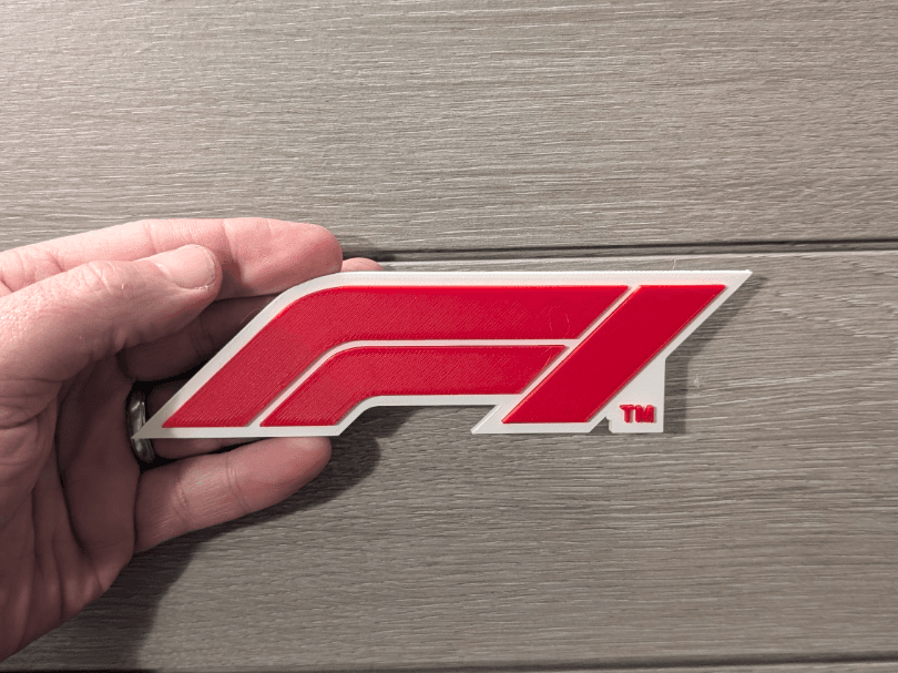 F1 Formula 1 logo sign plaque 2-sizes