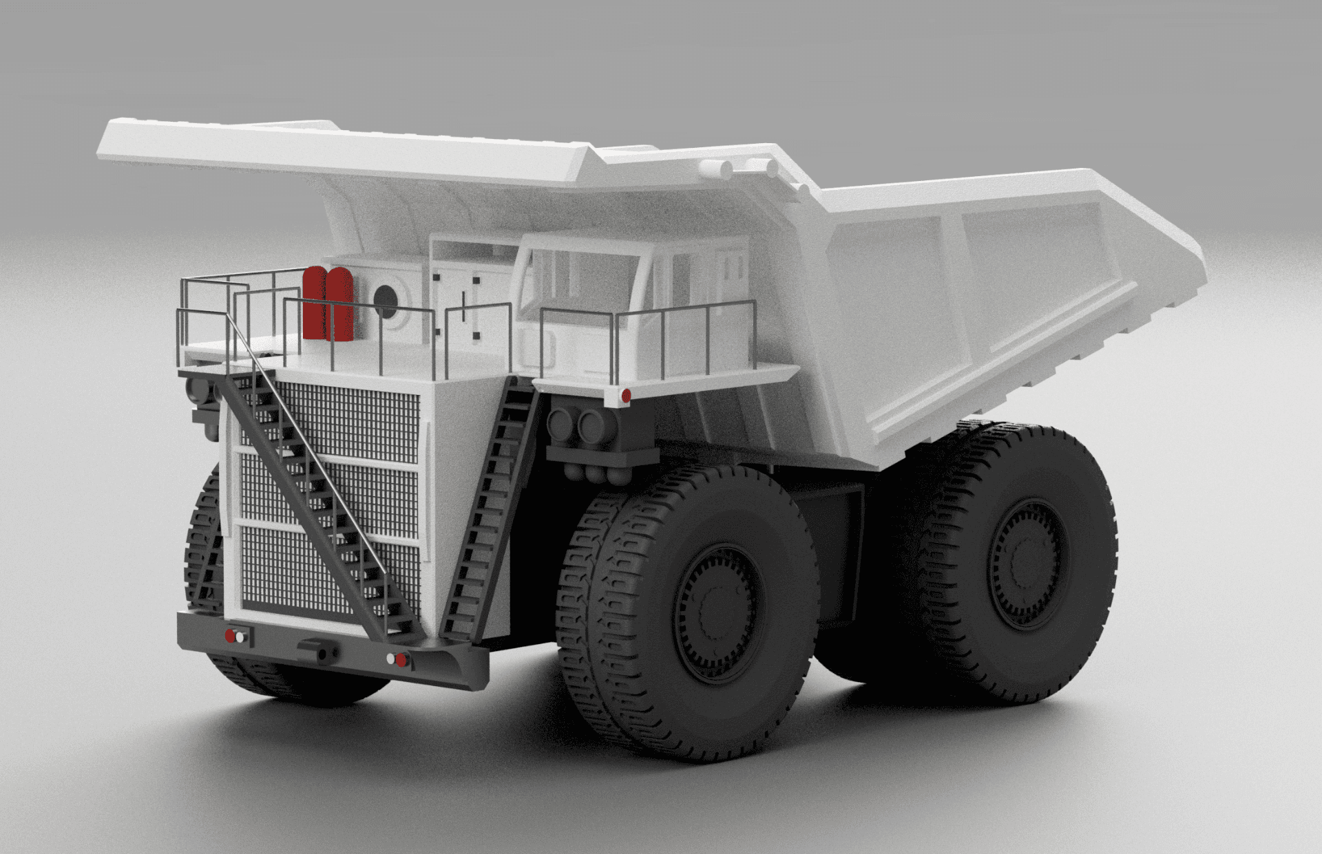 Liebherr T284 mining Dump Truck- Fully 3D printabl