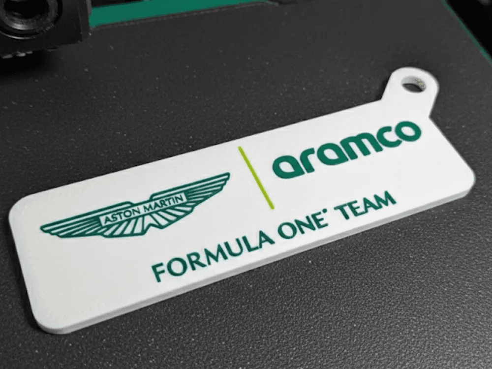 Aston Martin F1 Keychain