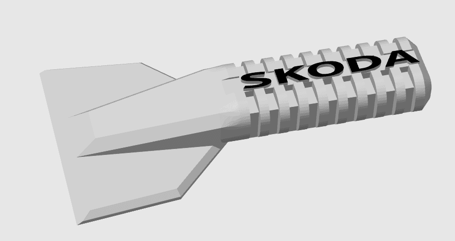 Skoda ice scraper