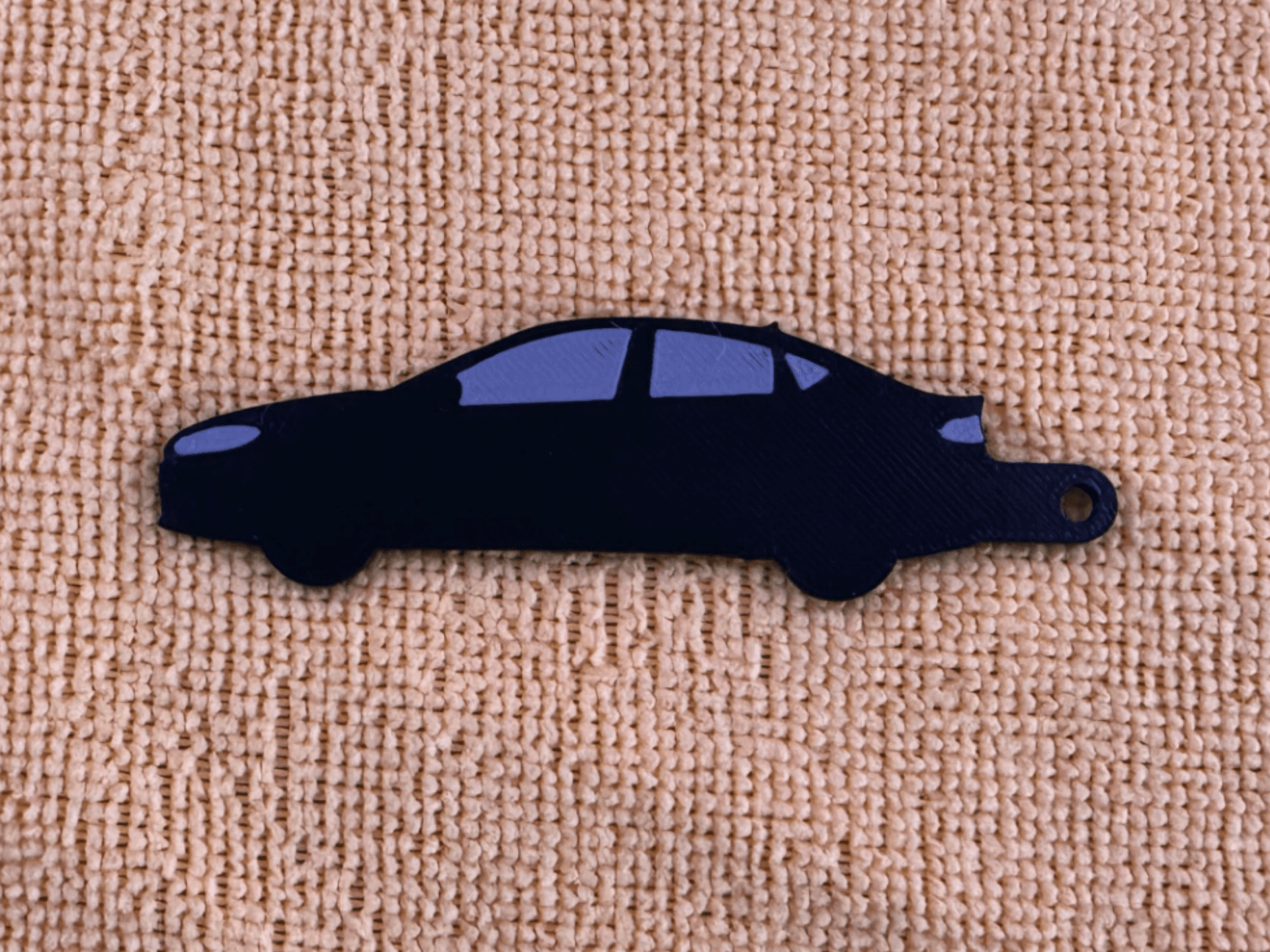 Dodge Dart silhouette Keychain