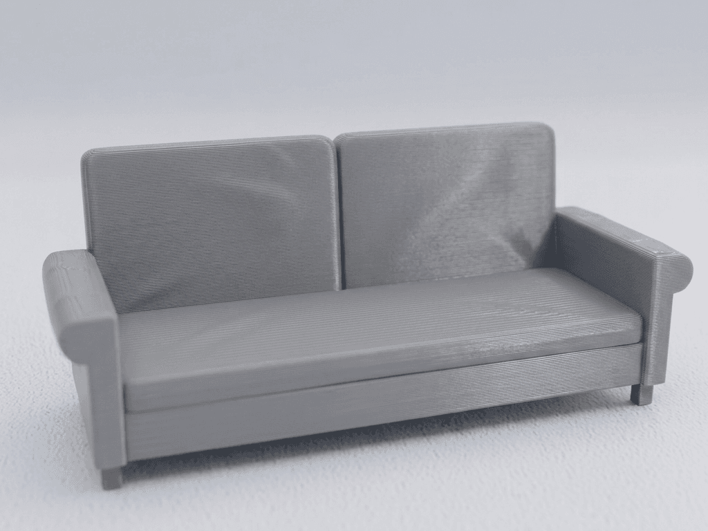 long sofa, one piece model