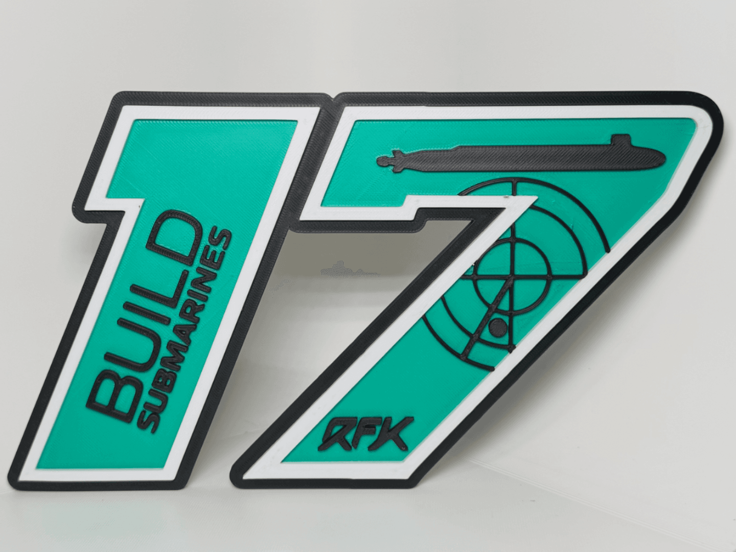 Chris Buescher #17 BuildSubmarines NASCAR Display