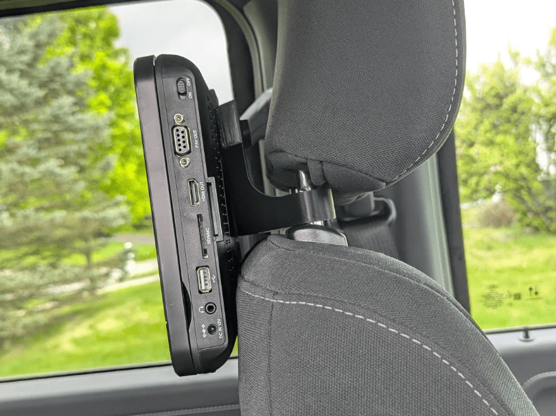 Ford F-150 Headrest Screen Mount