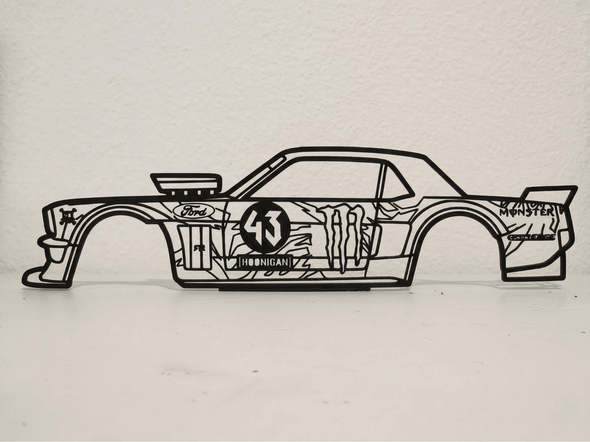 Hoonicorn V1 Ford Mustang Ken Block Wall Art