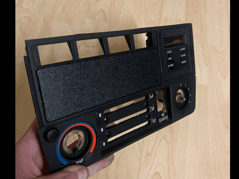BMW E28 E30 Radio Delete Panel