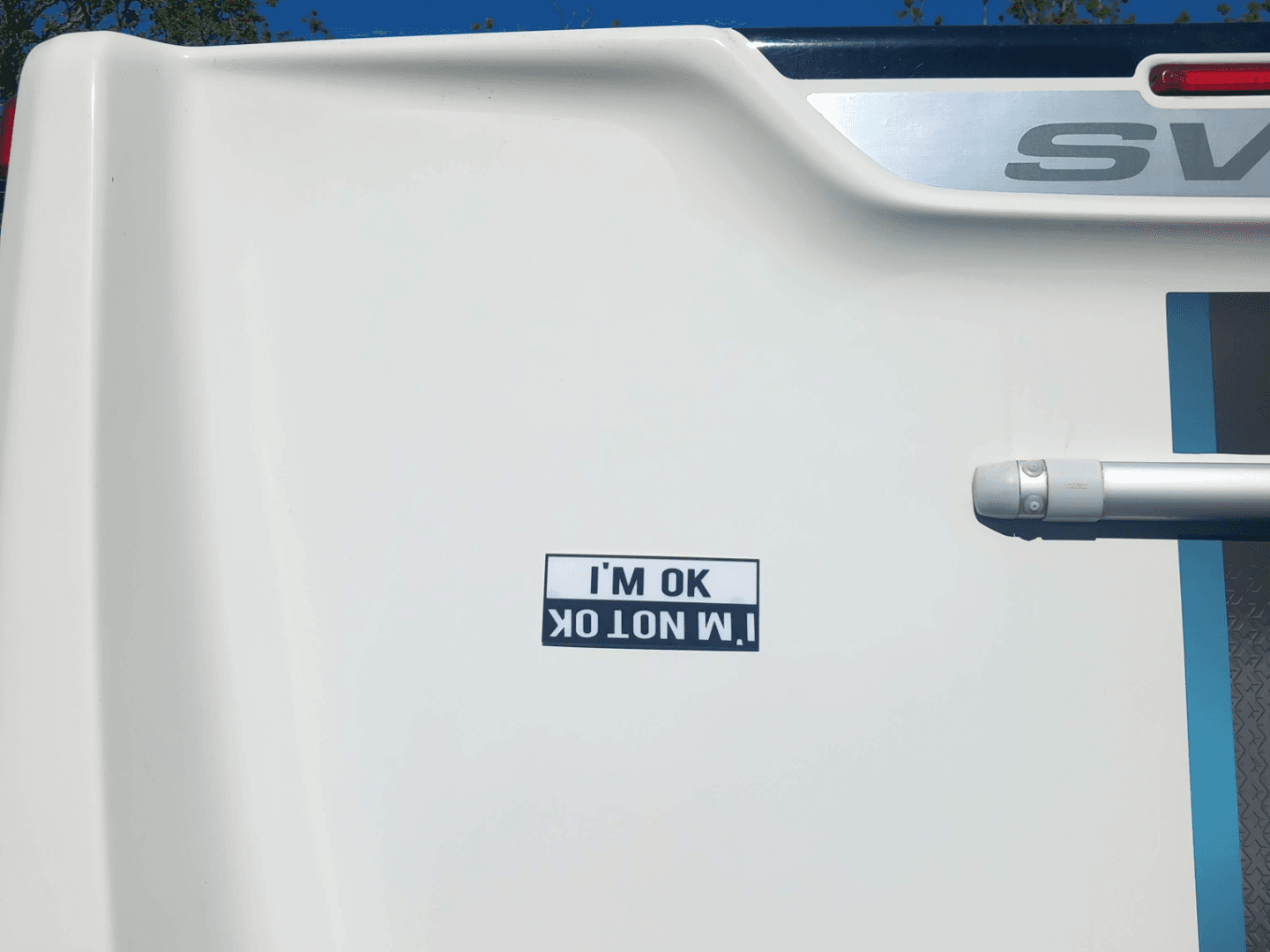 Funny "I'm Ok, I'm not Ok" SIgn for Caravan 15gram