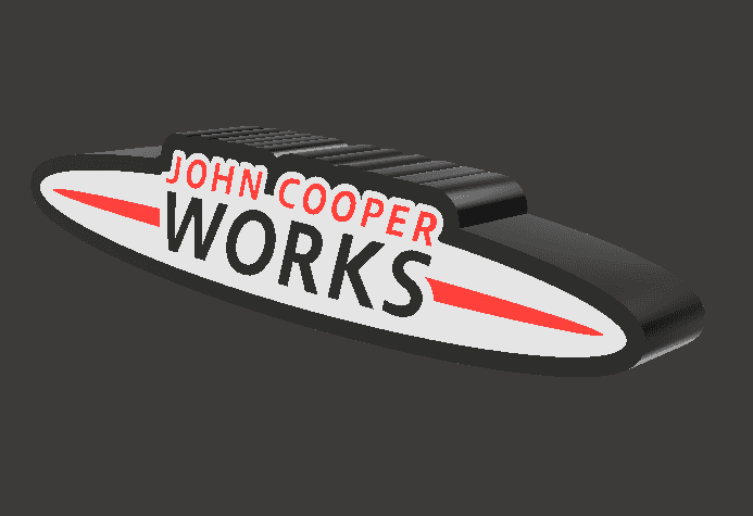 Mini Cooper John Cooper Works Lightbox LED Lamp JCW