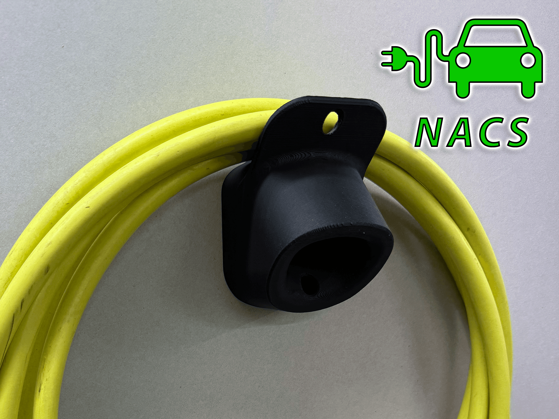 NACS (Tesla) EV Charger Plug and Cable Holder