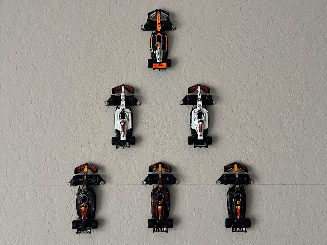 F1 Car mounts for Bburago 1:43 model