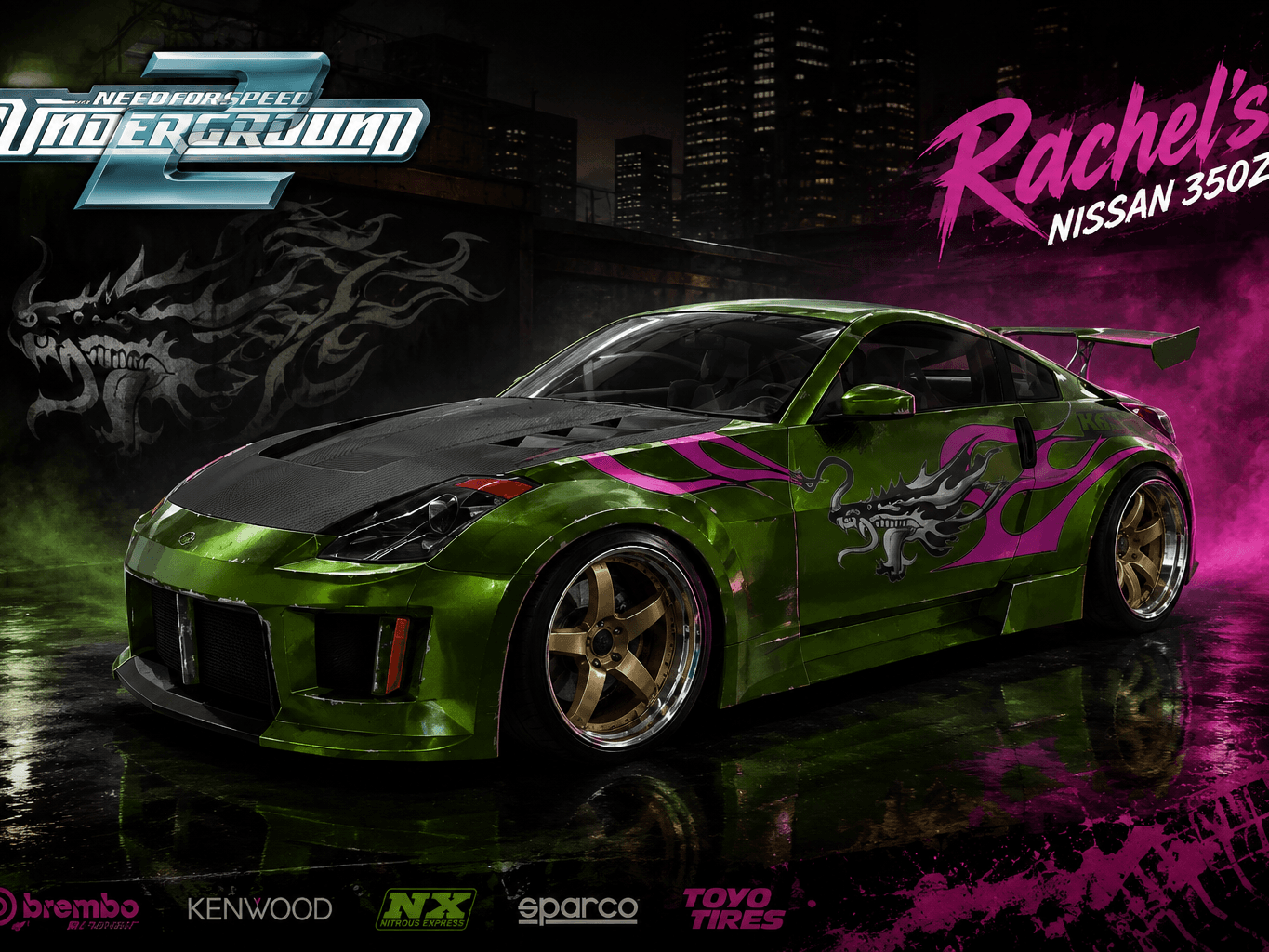 Rachel's Nissan 350z NFS Underground 2