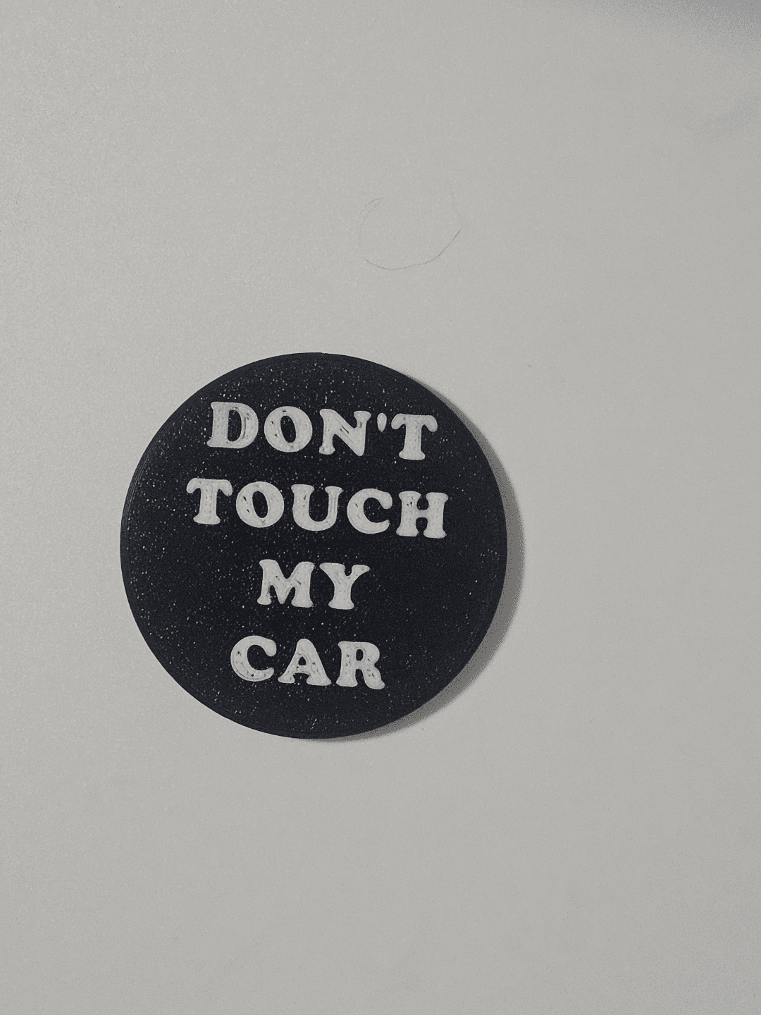 Don't Touch My Car Coaster Cup Holder Protector