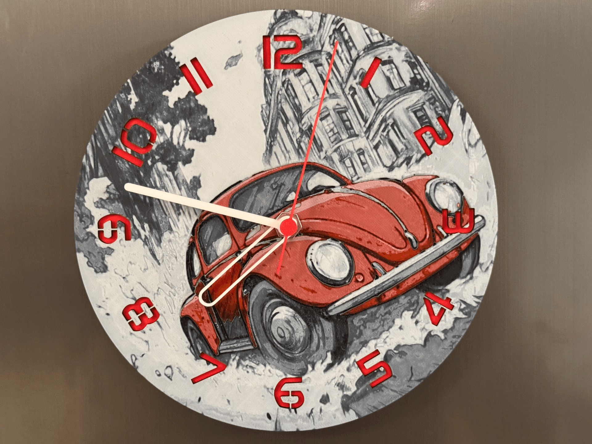 wall / desk clock Volkswagen Käfer