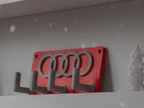 Stylish Key Hanger – Four Rings Motif