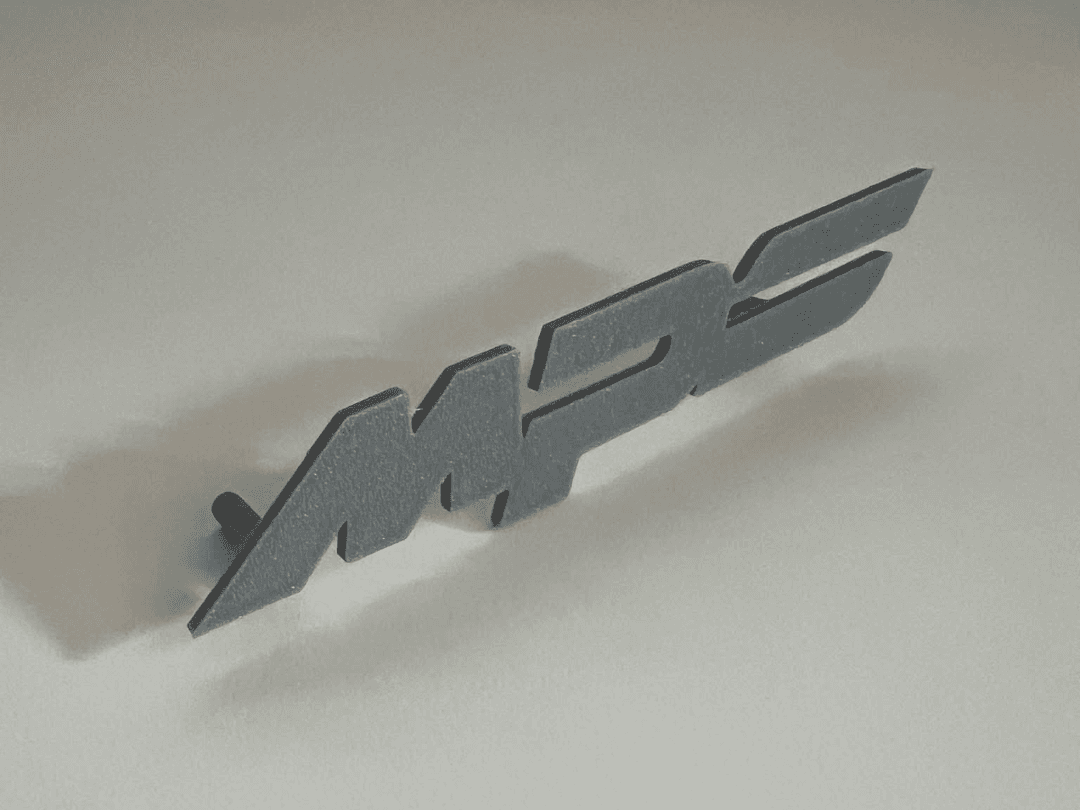 Mazdaspeed 3 MPS emblem front bumper
