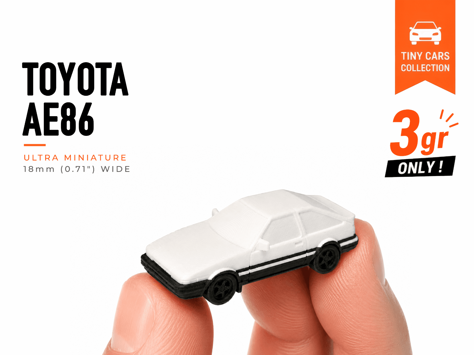 Tiny Toyota AE86 - Mini Cars Series