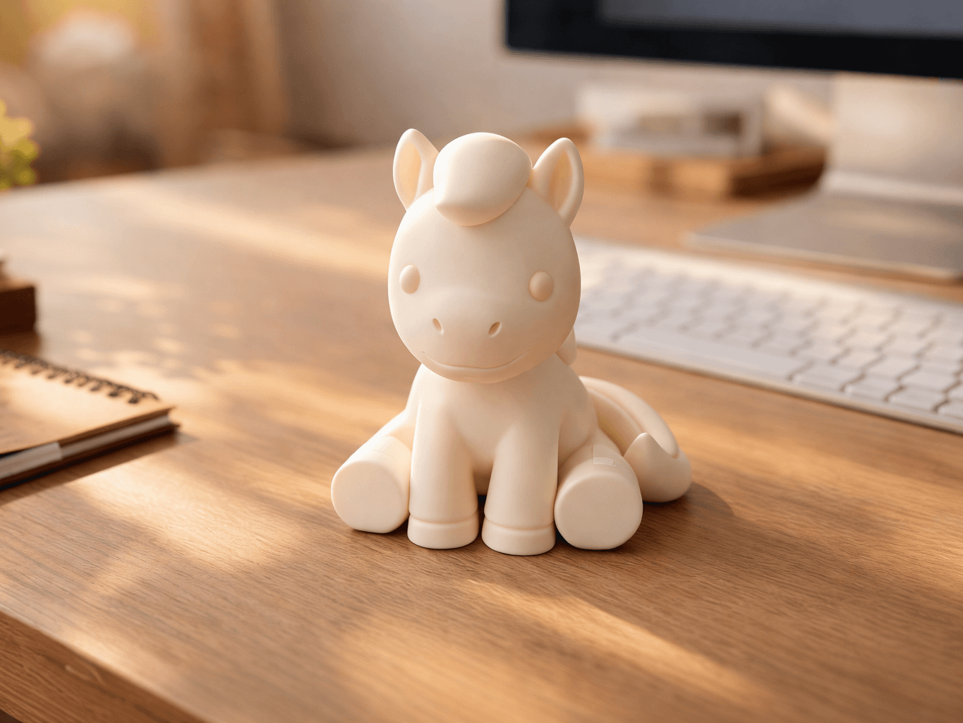 Cute Chibi Horse - Adorable Desk Companion