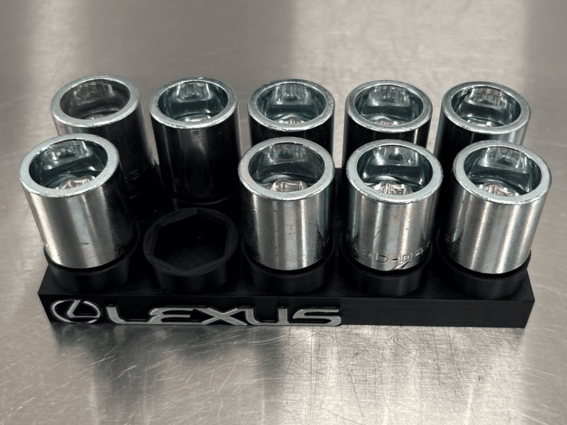 Lexus Locking Lug-Nut Key Organizer