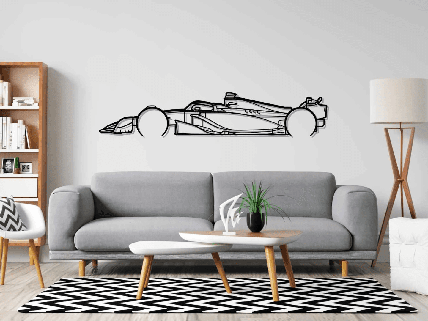 F1 2024 SF-24 Detailed Silhouette