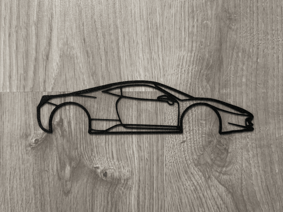Ferrari 458 silhouette