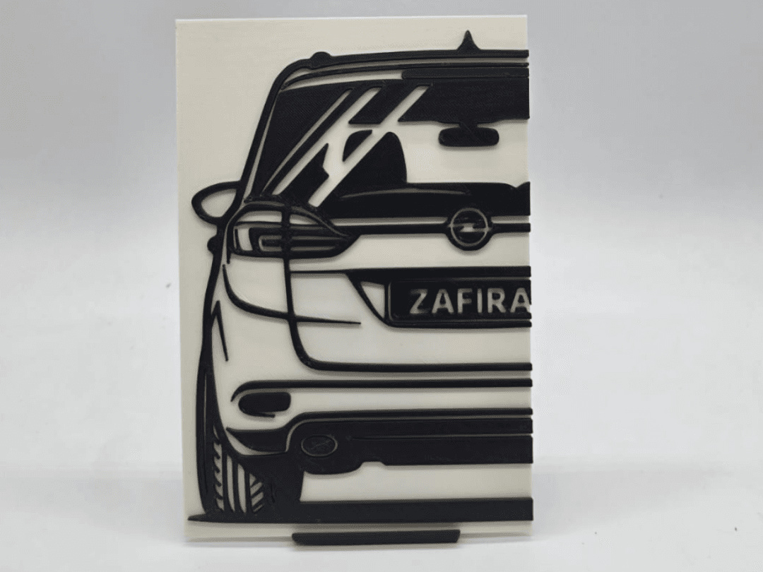 2D Wall Art Opel Zafira C Tourer