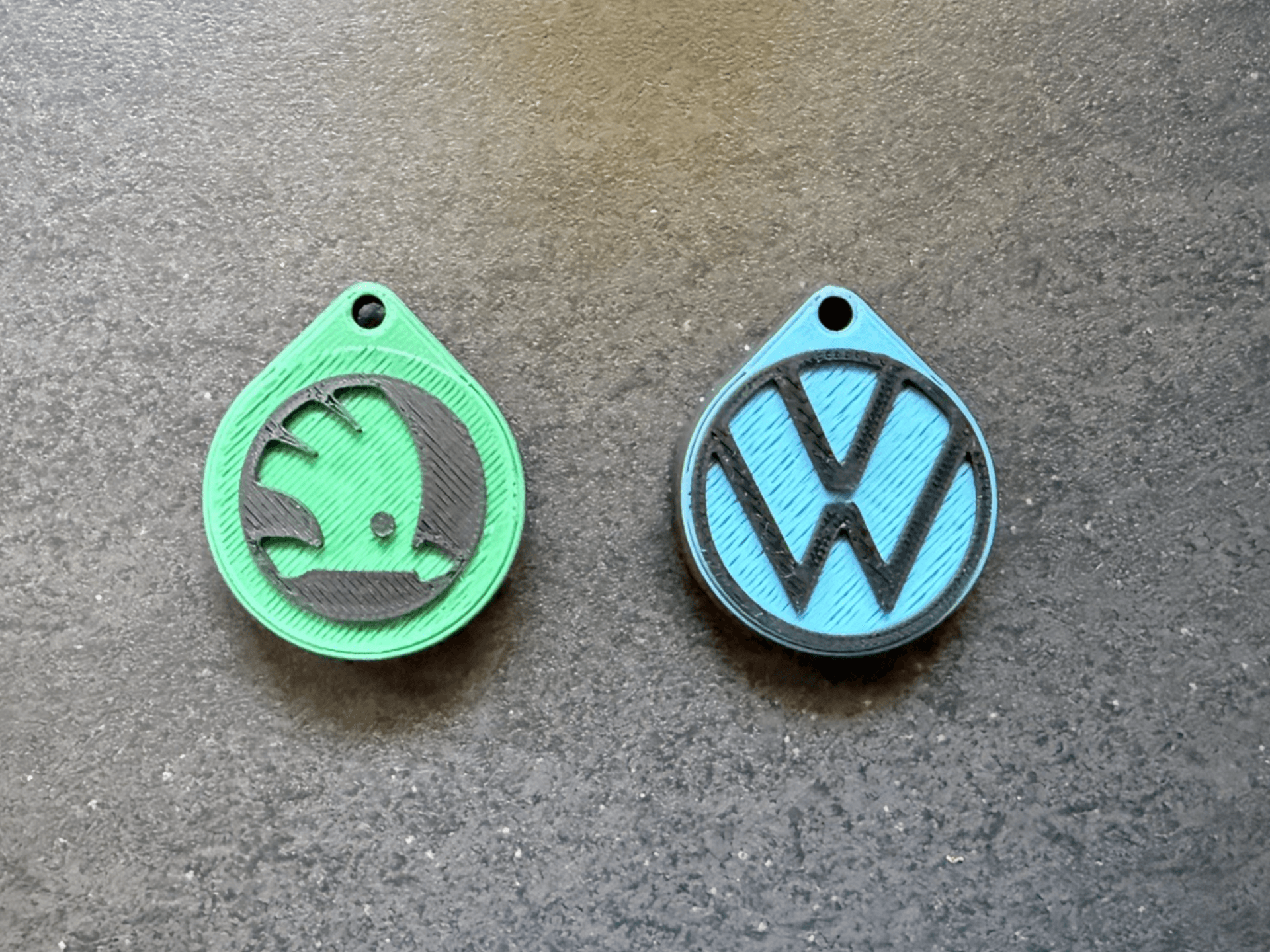 Airtag holder keychain car branded