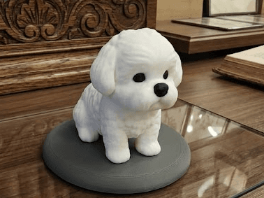 Miniatura Maltese seduto