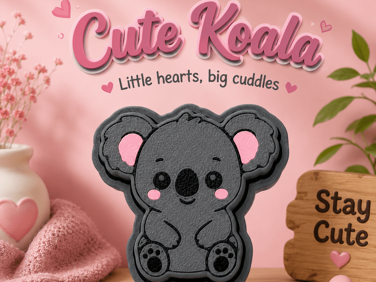 Cute Koala bear clicker and keychain 