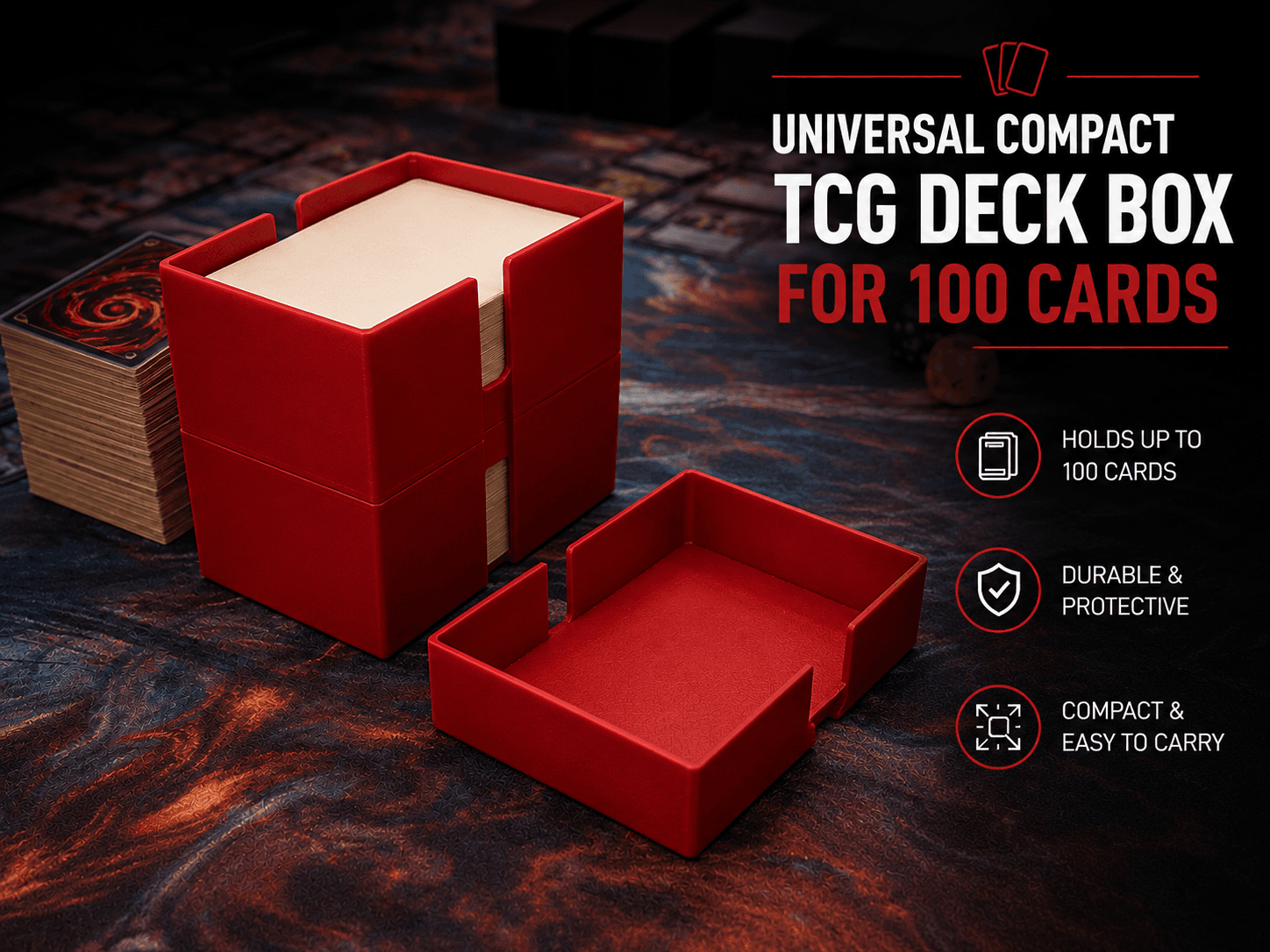 Universal TCG Deck Box 100 Cards Compact