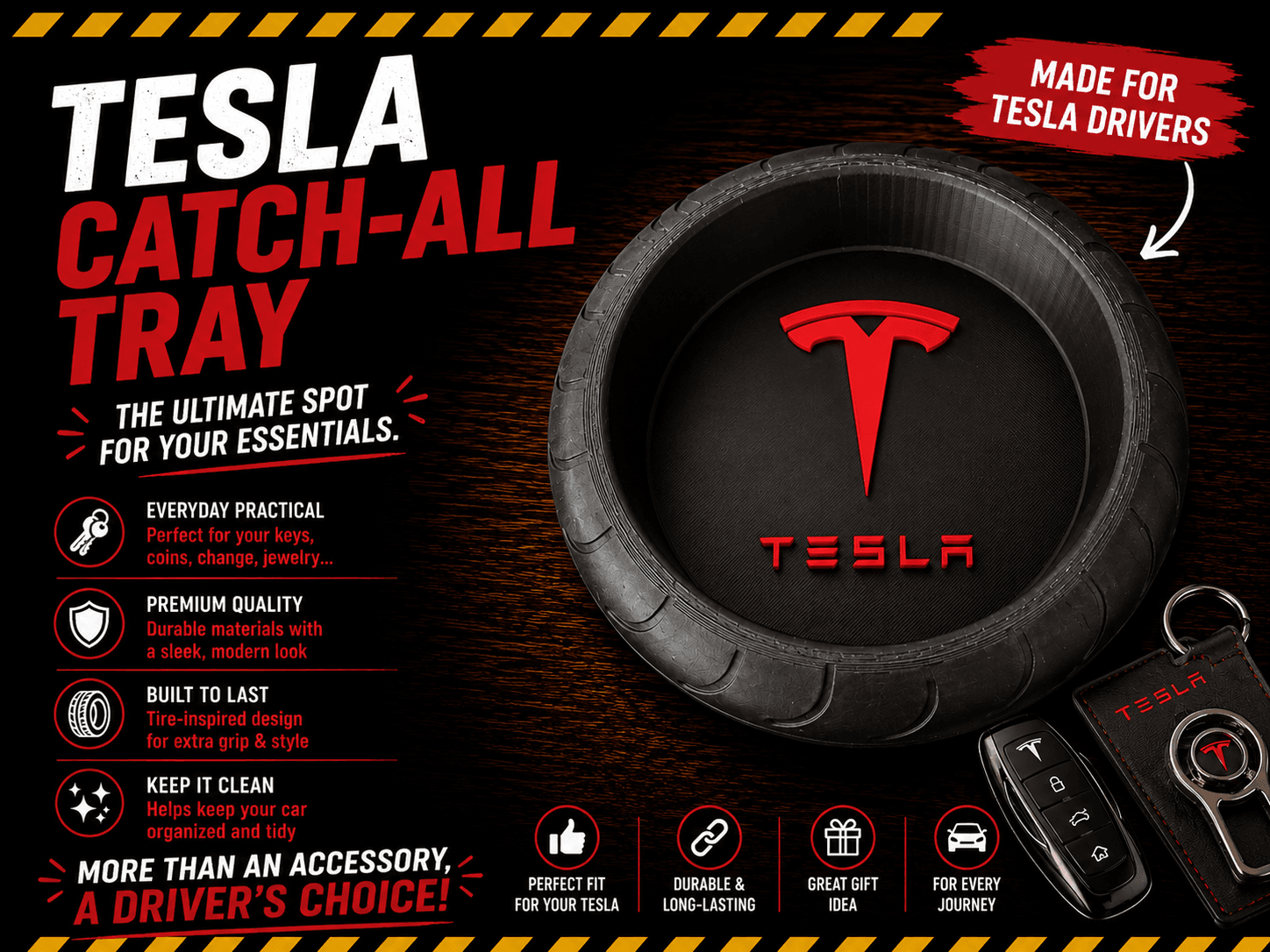 Vide-Poche Tesla