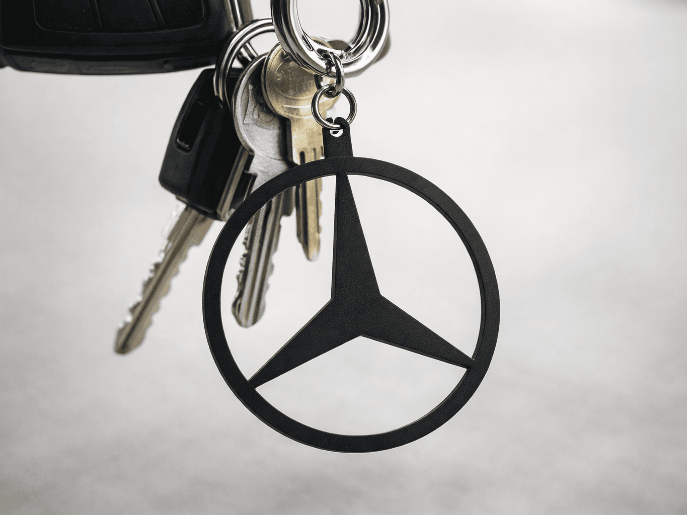 3-point star keychain